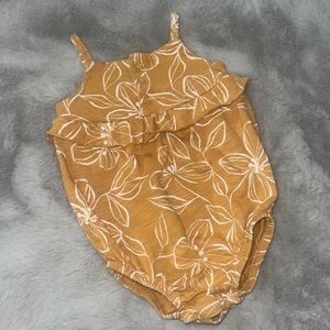 🌈 Little Co. Lauren Conrad Baby Girl Romper Bubble Sz 6M Floral Summer Bubble